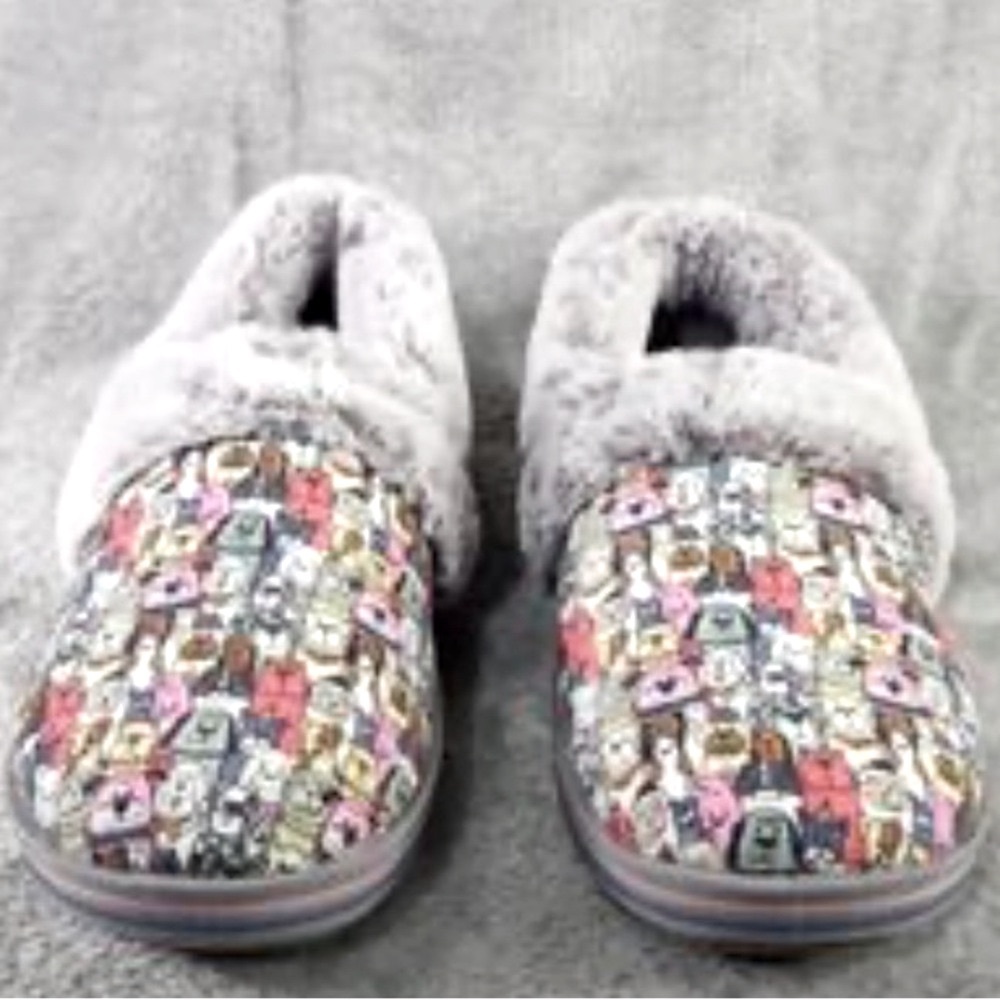 Skechers “Bobs” Memory Foam Pooch Parade Shoes Slippers Size 9.5 New in Box - Picture 4 of 6